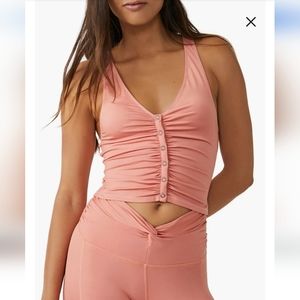 NWT- Free People Movement Walk It Talk It Henley Tank